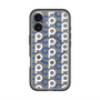 スリムプロテクションプレミアムケース with MagSafe［ オリジナル - CASEPLAYイニシャル総柄 - ネイビー ］