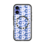 スリムプロテクションプレミアムケース with MagSafe［ オリジナル - CASEPLAYイニシャル総柄 - ネイビー ］