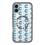 スリムプロテクションプレミアムケース with MagSafe［ オリジナル - CASEPLAYイニシャル総柄 - ネイビー ］