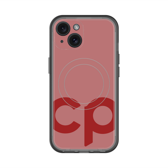 スリムプロテクションプレミアムケース with MagSafe［ オリジナル - CASEPLAYイニシャル - レッド ］