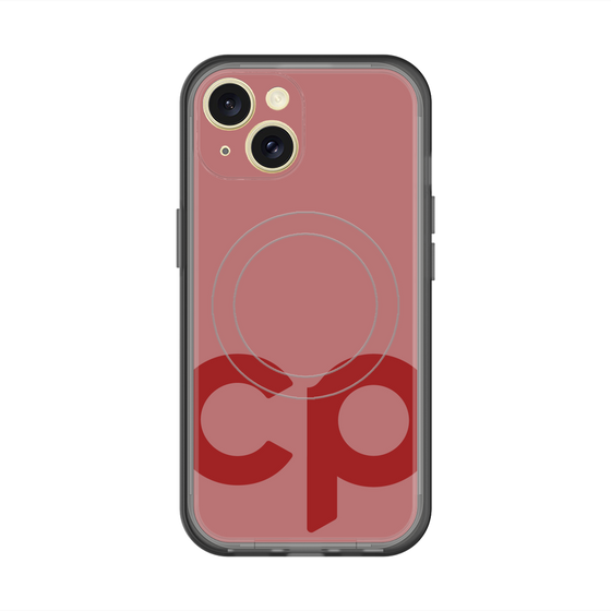 スリムプロテクションプレミアムケース with MagSafe［ オリジナル - CASEPLAYイニシャル - レッド ］