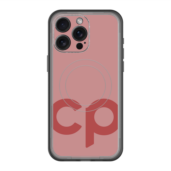 スリムプロテクションプレミアムケース with MagSafe［ オリジナル - CASEPLAYイニシャル - レッド ］