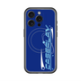 スリムプロテクションプレミアムケース with MagSafe［ オリジナル - Y2Kアレンジ - ブルー ］