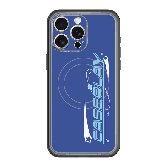 スリムプロテクションプレミアムケース with MagSafe［ オリジナル - Y2Kアレンジ - ブルー ］