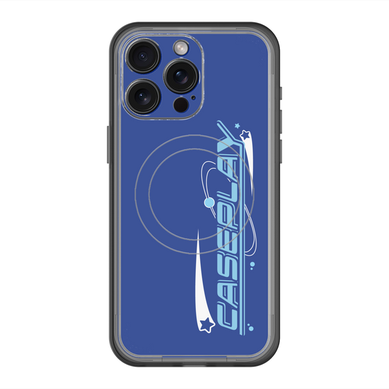 スリムプロテクションプレミアムケース with MagSafe［ オリジナル - Y2Kアレンジ - ブルー ］