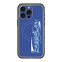スリムプロテクションプレミアムケース with MagSafe［ オリジナル - Y2Kアレンジ - ブルー ］