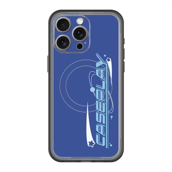 スリムプロテクションプレミアムケース with MagSafe［ オリジナル - Y2Kアレンジ - ブルー ］