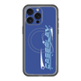 スリムプロテクションプレミアムケース with MagSafe［ オリジナル - Y2Kアレンジ - ブルー ］