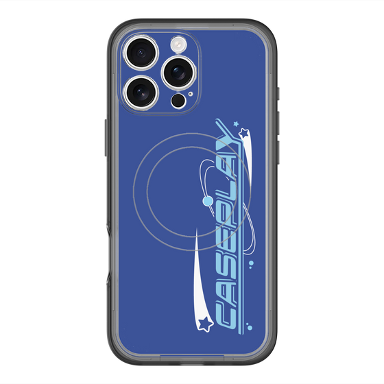 スリムプロテクションプレミアムケース with MagSafe［ オリジナル - Y2Kアレンジ - ブルー ］