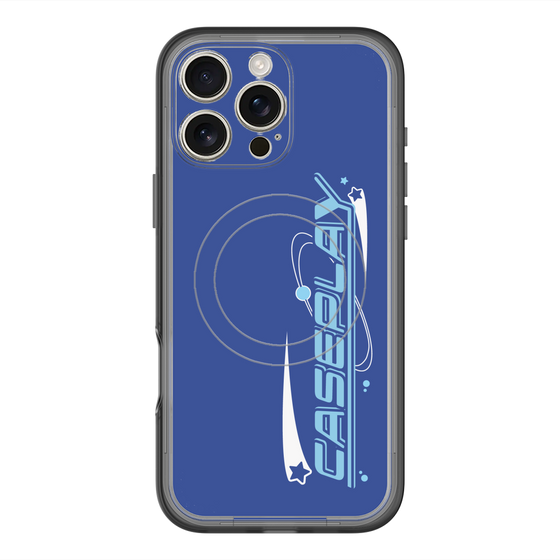 スリムプロテクションプレミアムケース with MagSafe［ オリジナル - Y2Kアレンジ - ブルー ］