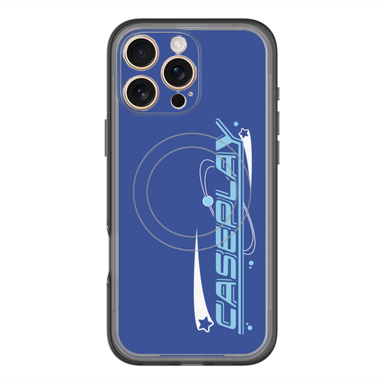 スリムプロテクションプレミアムケース with MagSafe［ オリジナル - Y2Kアレンジ - ブルー ］