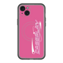 スリムプロテクションプレミアムケース with MagSafe［ オリジナル - Y2Kアレンジ - ピンク ］