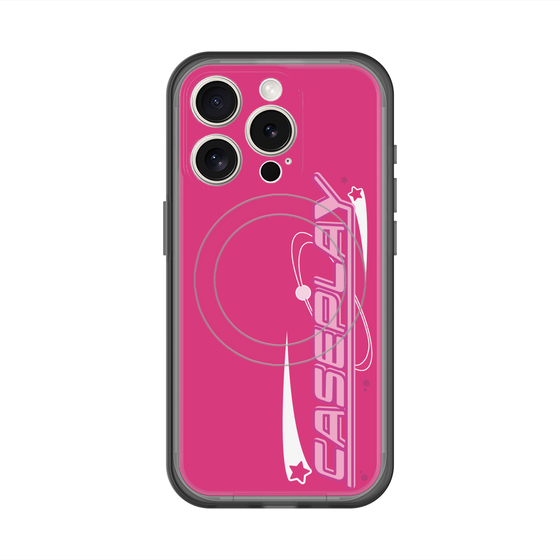 スリムプロテクションプレミアムケース with MagSafe［ オリジナル - Y2Kアレンジ - ピンク ］