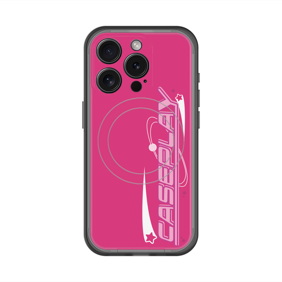 スリムプロテクションプレミアムケース with MagSafe［ オリジナル - Y2Kアレンジ - ピンク ］