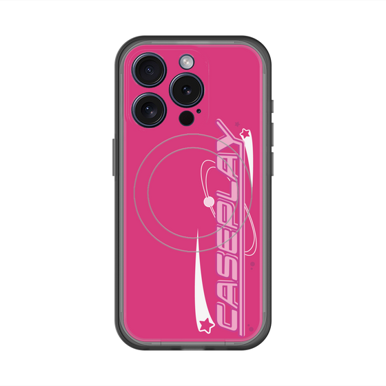 スリムプロテクションプレミアムケース with MagSafe［ オリジナル - Y2Kアレンジ - ピンク ］