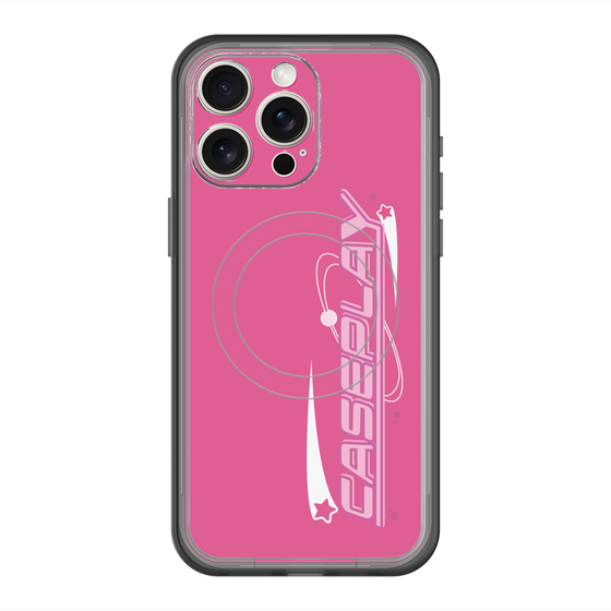 スリムプロテクションプレミアムケース with MagSafe［ オリジナル - Y2Kアレンジ - ピンク ］