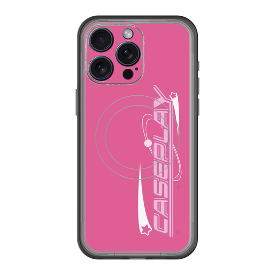 スリムプロテクションプレミアムケース with MagSafe［ オリジナル - Y2Kアレンジ - ピンク ］