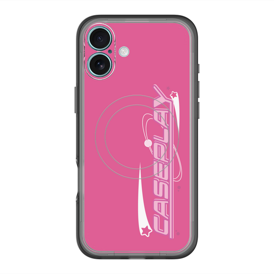 スリムプロテクションプレミアムケース with MagSafe［ オリジナル - Y2Kアレンジ - ピンク ］