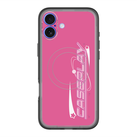スリムプロテクションプレミアムケース with MagSafe［ オリジナル - Y2Kアレンジ - ピンク ］