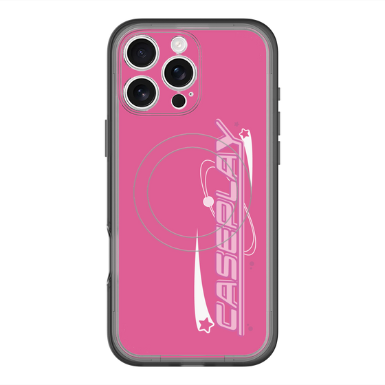 スリムプロテクションプレミアムケース with MagSafe［ オリジナル - Y2Kアレンジ - ピンク ］