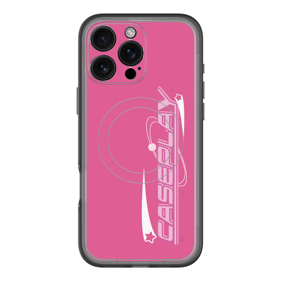 スリムプロテクションプレミアムケース with MagSafe［ オリジナル - Y2Kアレンジ - ピンク ］