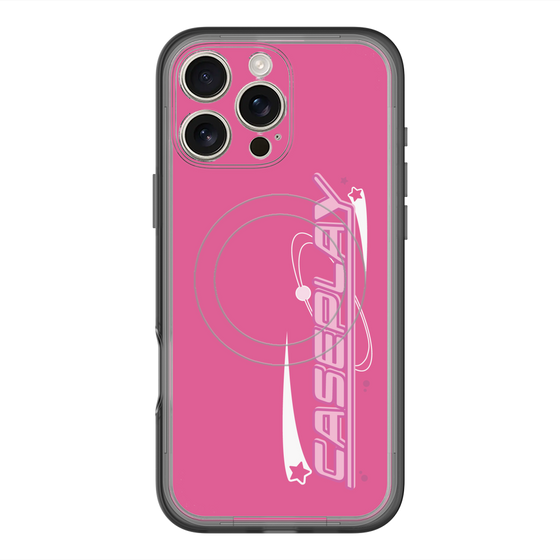 スリムプロテクションプレミアムケース with MagSafe［ オリジナル - Y2Kアレンジ - ピンク ］