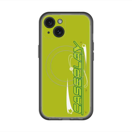 スリムプロテクションプレミアムケース with MagSafe［ オリジナル - Y2Kアレンジ - グリーン ］