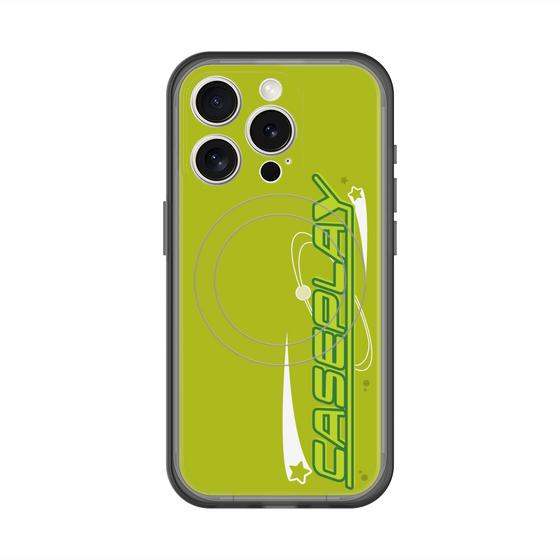 スリムプロテクションプレミアムケース with MagSafe［ オリジナル - Y2Kアレンジ - グリーン ］