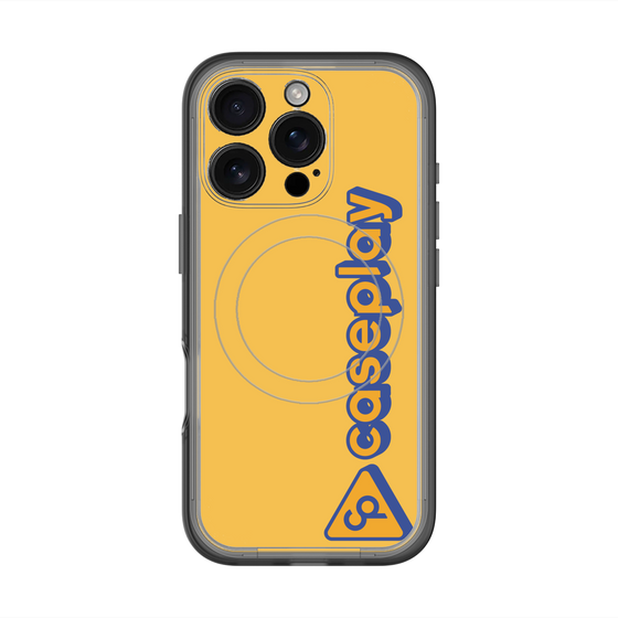 スリムプロテクションプレミアムケース with MagSafe［ オリジナル - CASEPLAYロゴタイプ - オレンジ ］