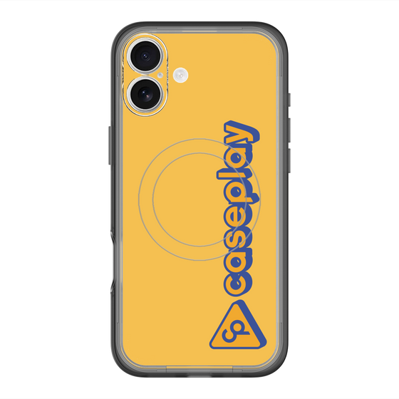 スリムプロテクションプレミアムケース with MagSafe［ オリジナル - CASEPLAYロゴタイプ - オレンジ ］