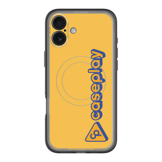 スリムプロテクションプレミアムケース with MagSafe［ オリジナル - CASEPLAYロゴタイプ - オレンジ ］
