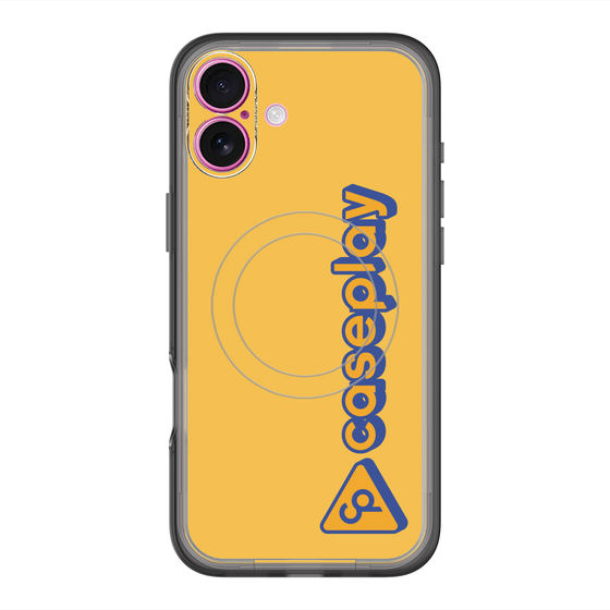 スリムプロテクションプレミアムケース with MagSafe［ オリジナル - CASEPLAYロゴタイプ - オレンジ ］