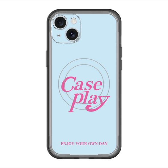 スリムプロテクションプレミアムケース with MagSafe［ オリジナル - ENJOY YOUR OWN DAY - ライトブルー ］