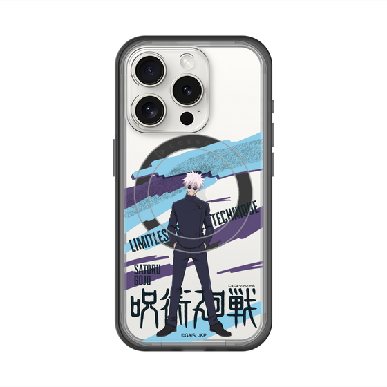 スリムプロテクションプレミアムケース with MagSafe［ 呪術廻戦 - 立ち絵 - 五条 悟（懐玉・玉折） ］