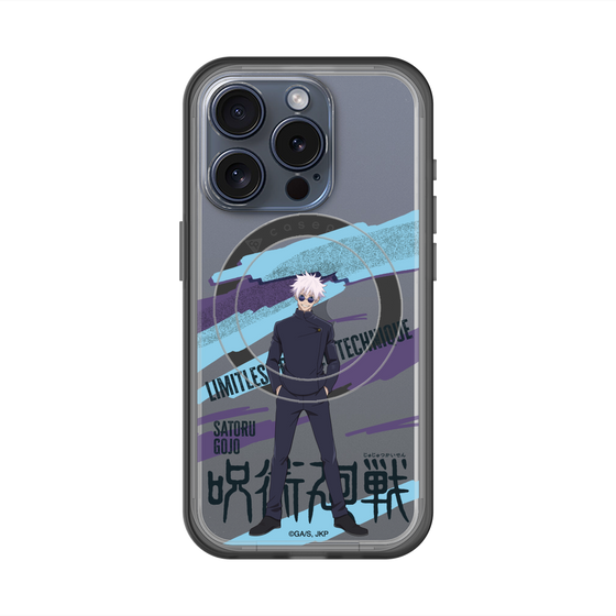 スリムプロテクションプレミアムケース with MagSafe［ 呪術廻戦 - 立ち絵 - 五条 悟（懐玉・玉折） ］