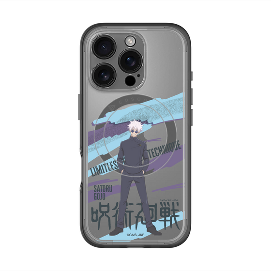 スリムプロテクションプレミアムケース with MagSafe［ 呪術廻戦 - 立ち絵 - 五条 悟（懐玉・玉折） ］