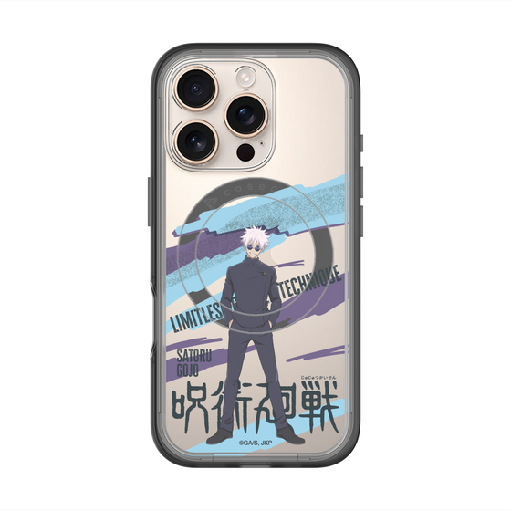 スリムプロテクションプレミアムケース with MagSafe［ 呪術廻戦 - 立ち絵 - 五条 悟（懐玉・玉折） ］