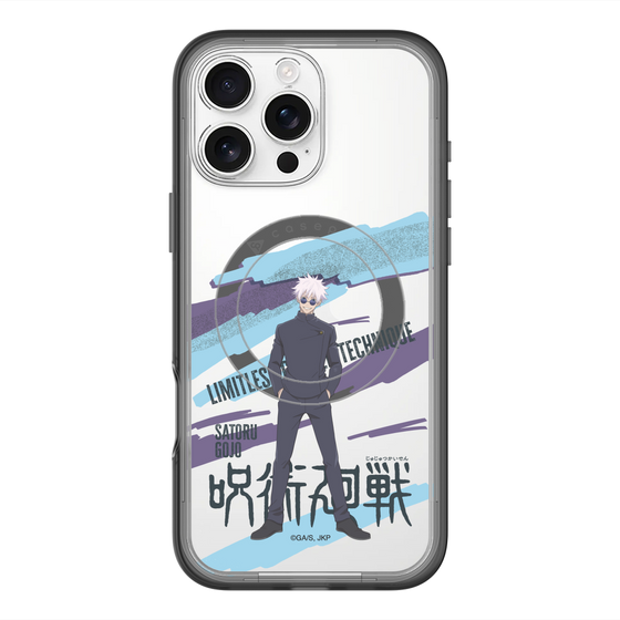 スリムプロテクションプレミアムケース with MagSafe［ 呪術廻戦 - 立ち絵 - 五条 悟（懐玉・玉折） ］