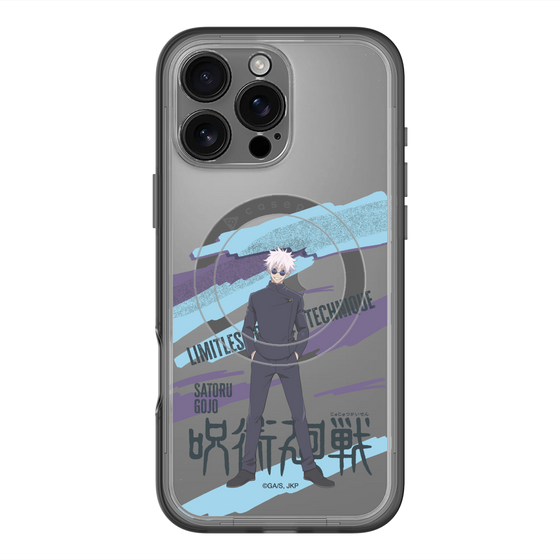 スリムプロテクションプレミアムケース with MagSafe［ 呪術廻戦 - 立ち絵 - 五条 悟（懐玉・玉折） ］