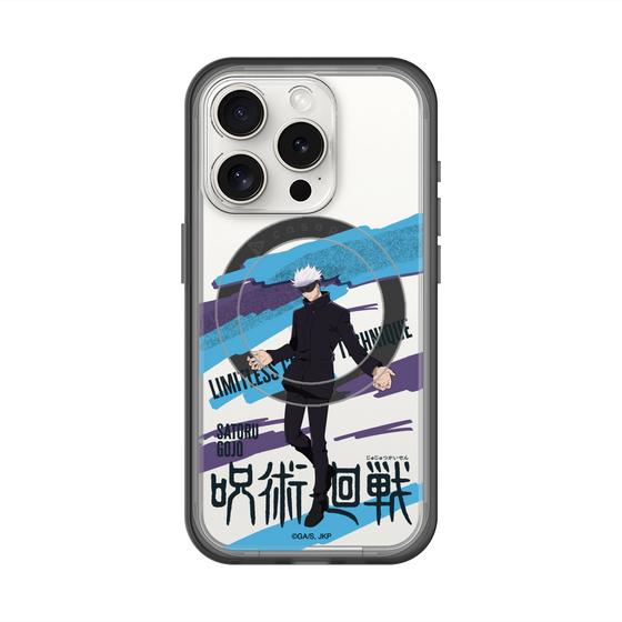 スリムプロテクションプレミアムケース with MagSafe［ 呪術廻戦 - 立ち絵 - 五条 悟 ］