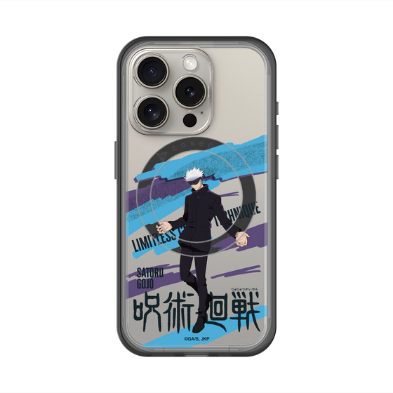 スリムプロテクションプレミアムケース with MagSafe［ 呪術廻戦 - 立ち絵 - 五条 悟 ］