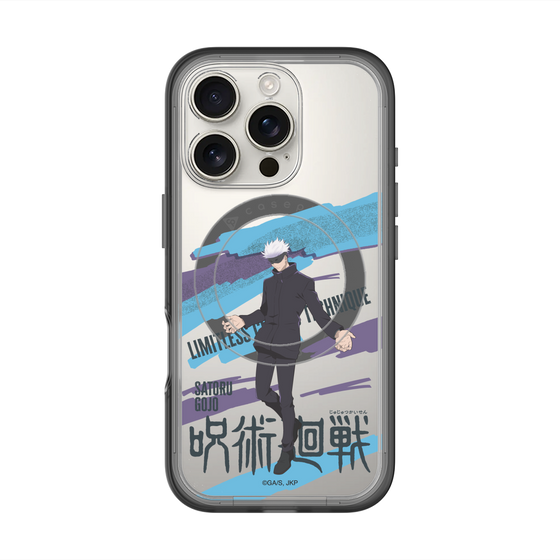スリムプロテクションプレミアムケース with MagSafe［ 呪術廻戦 - 立ち絵 - 五条 悟 ］