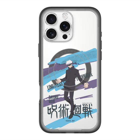 スリムプロテクションプレミアムケース with MagSafe［ 呪術廻戦 - 立ち絵 - 五条 悟 ］