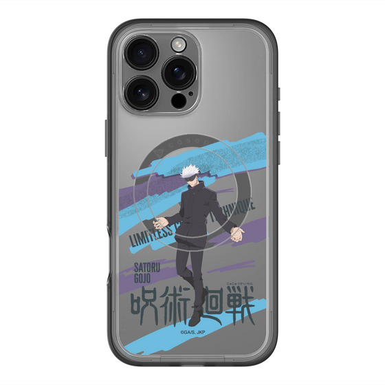 スリムプロテクションプレミアムケース with MagSafe［ 呪術廻戦 - 立ち絵 - 五条 悟 ］