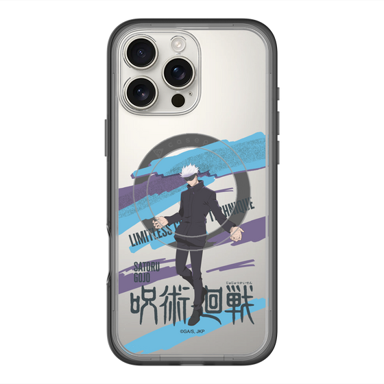 スリムプロテクションプレミアムケース with MagSafe［ 呪術廻戦 - 立ち絵 - 五条 悟 ］
