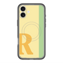 スリムプロテクションプレミアムケース with MagSafe［ オリジナル - initial color line - R yellow ］