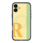 スリムプロテクションプレミアムケース with MagSafe［ オリジナル - initial color line - R yellow ］