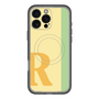 スリムプロテクションプレミアムケース with MagSafe［ オリジナル - initial color line - R yellow ］