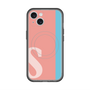 スリムプロテクションプレミアムケース with MagSafe［ オリジナル - initial color line - S pink ］