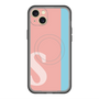 スリムプロテクションプレミアムケース with MagSafe［ オリジナル - initial color line - S pink ］
